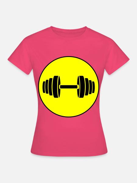 Hantel gewichte Kreis - Frauen T-Shirt - Azalea