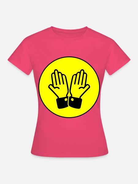 Hände Beten Kreis - Frauen T-Shirt - Azalea