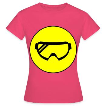 Skibrille icon - Frauen T-Shirt - Azalea - Vorne - AI Model Female 172 dark (172cm)