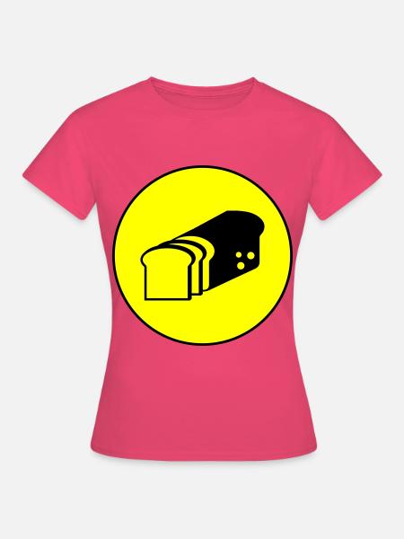 Brot icon symbol - Frauen T-Shirt - Azalea