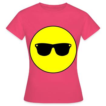 Sunglasses icon icon - Women's T-Shirt - azalea - Front - AI Model Female 172 dark (172cm)