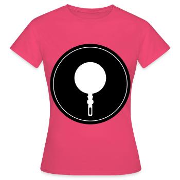 Pfanne Küche Chef - Frauen T-Shirt - Azalea - Vorne - AI Model Female 172 dark (172cm)