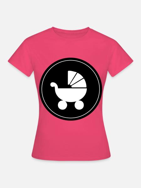 Kinderwagen baby - Frauen T-Shirt - Azalea