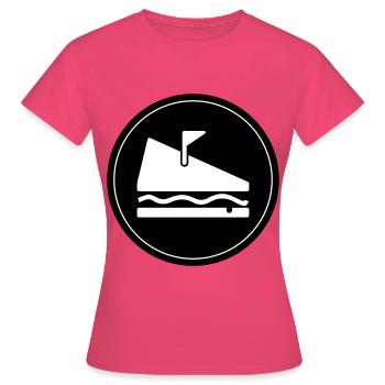 Sandwich Food - Frauen T-Shirt - Azalea - Vorne - AI Model Female 172 dark (172cm)