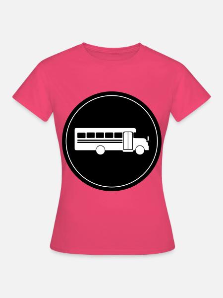 Schule Schulbus - Frauen T-Shirt - Azalea