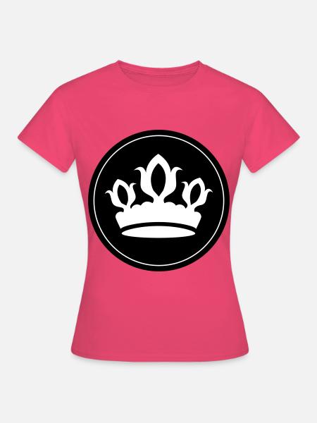 Krone Silhouette - Frauen T-Shirt - Azalea