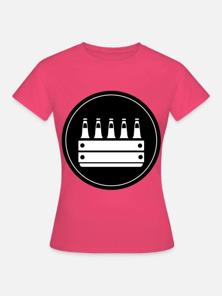 Bierkiste Kiste Bier - Frauen T-Shirt - Azalea