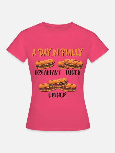 Philly Breakfast Sandwich - Frauen T-Shirt - Azalea