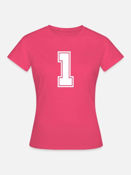 Nummer eins - number one - Frauen T-Shirt - Azalea