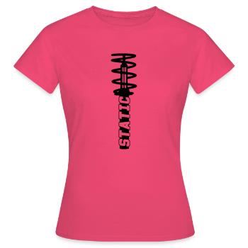 static - Frauen T-Shirt - Azalea - Vorne - AI Model Female 172 dark (172cm)