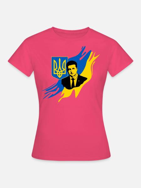 Selenski Ukraine - Frauen T-Shirt - Azalea