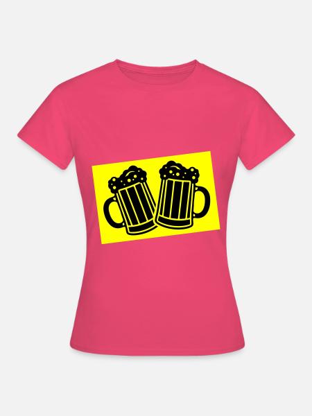 Bier Symbol Saufen - Frauen T-Shirt - Azalea
