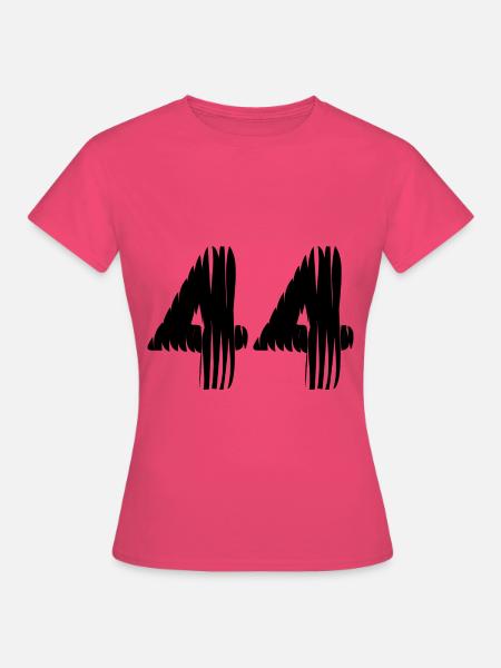 44 Zahl Trikot - Frauen T-Shirt - Azalea
