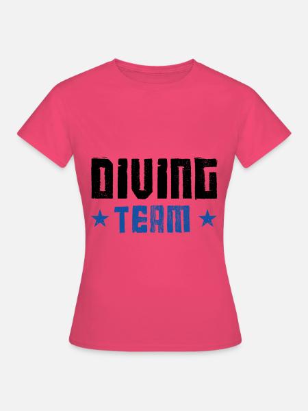 Diving Team - Frauen T-Shirt - Azalea