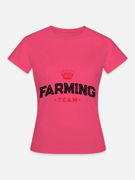Farming Team - Frauen T-Shirt - Azalea