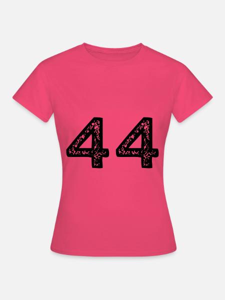 44 Zahl Trikot - Frauen T-Shirt - Azalea