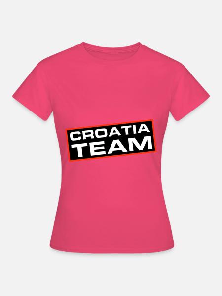 Croatia Team - Frauen T-Shirt - Azalea