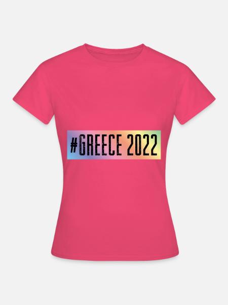 Greece 2022 - Frauen T-Shirt - Azalea