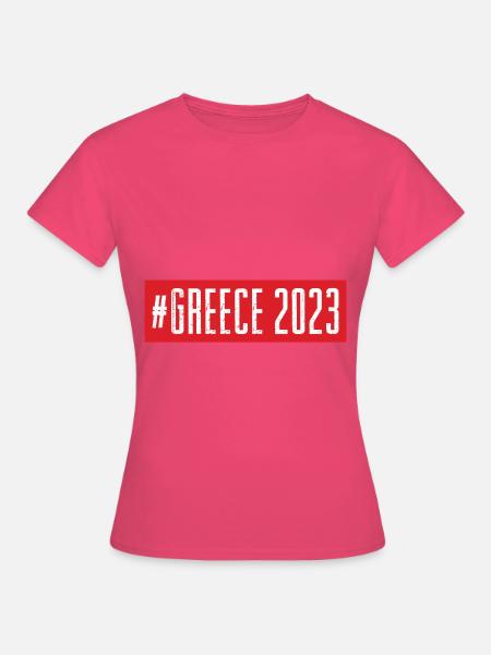 Greece 2023 - Frauen T-Shirt - Azalea