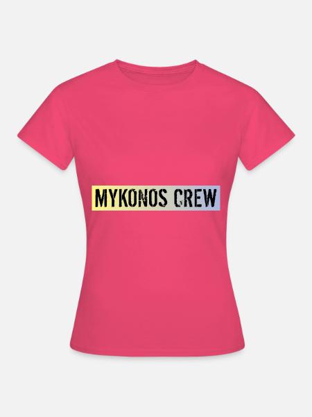 Mykonos Crew - Frauen T-Shirt - Azalea