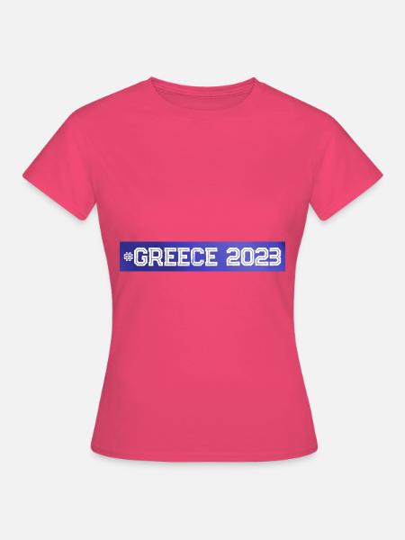 Greece 2023 - Frauen T-Shirt - Azalea