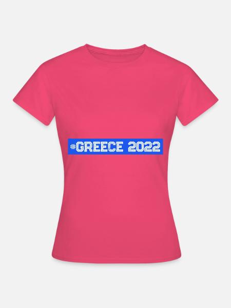 Greece 2022 - Frauen T-Shirt - Azalea