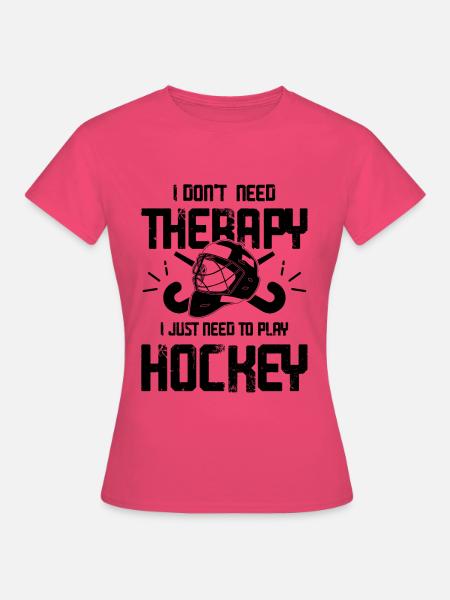 feldhockey therapy - Frauen T-Shirt - Azalea