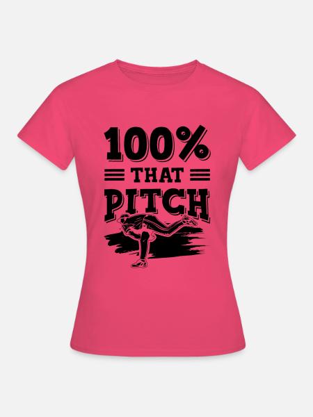 baseball pitch - Frauen T-Shirt - Azalea