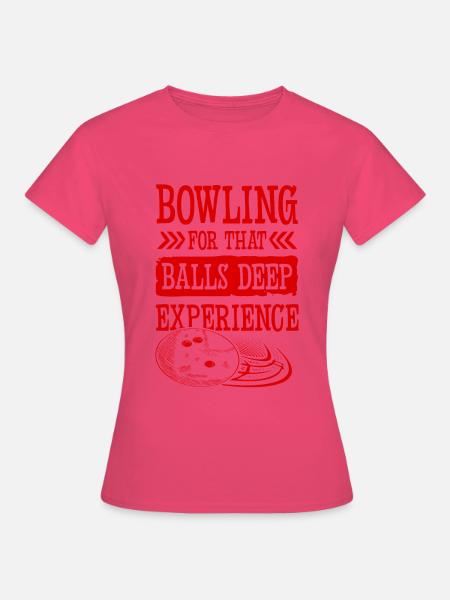 Bowling Experiment - Frauen T-Shirt - Azalea