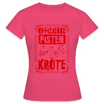 Ofizielle Pisten Kröte - Frauen T-Shirt - Azalea - Vorne - AI Model Female 172 dark (172cm)