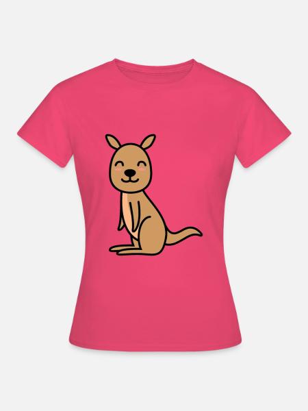 Kangaroo Comic - Frauen T-Shirt - Azalea