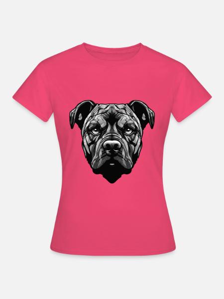 Staffordshire Bull Terrier Hund Porträt - Frauen T-Shirt - Azalea