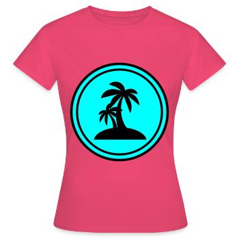 Cloverleaf luck - Women's T-Shirt - azalea - Front - AI Model Female 172 dark (172cm)