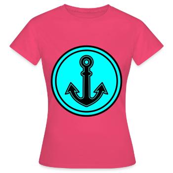 Anker form - Frauen T-Shirt - Azalea - Vorne - AI Model Female 172 dark (172cm)