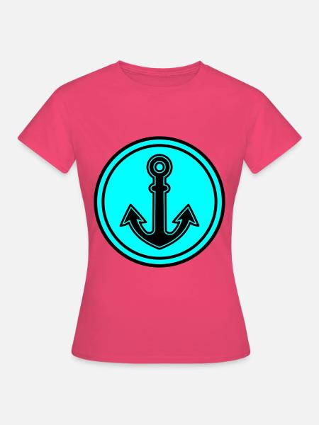 Anker form - Frauen T-Shirt - Azalea