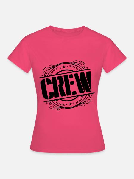 Crew Stempel - Frauen T-Shirt - Azalea
