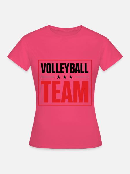 Volleyball Team - Frauen T-Shirt - Azalea