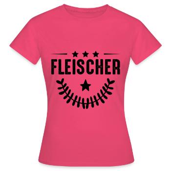 Métier de boucher - T-shirt Femme - rose azalée - Devant - AI Model Female 172 dark (172cm)