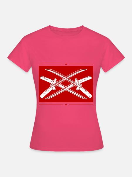 Samurai Schwert Element - Frauen T-Shirt - Azalea
