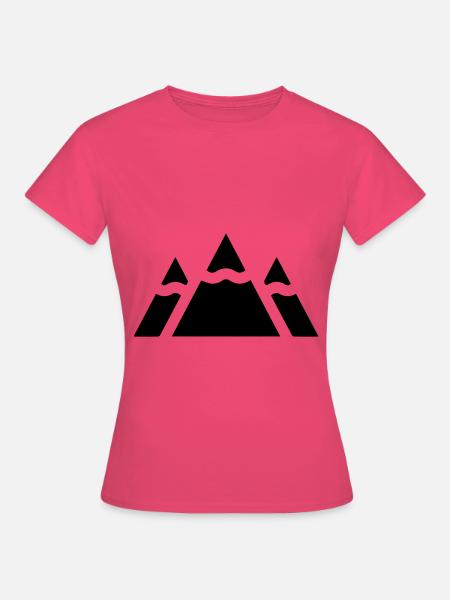 Berge - Frauen T-Shirt - Azalea
