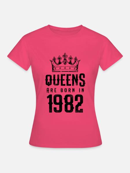 born in 1982 - Frauen T-Shirt - Azalea