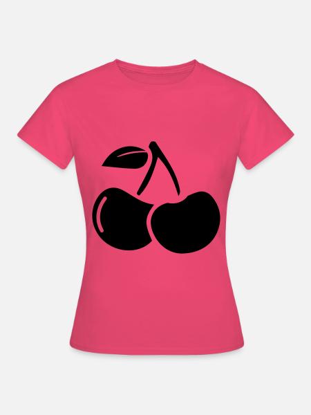 Kirschen symbol - Frauen T-Shirt - Azalea