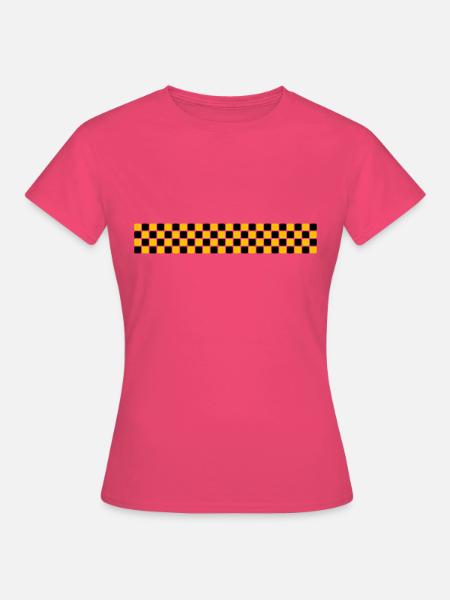 Karierter Streifen - Frauen T-Shirt - Azalea