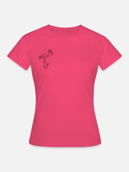 Flamingo geometrisch - Frauen T-Shirt - Azalea