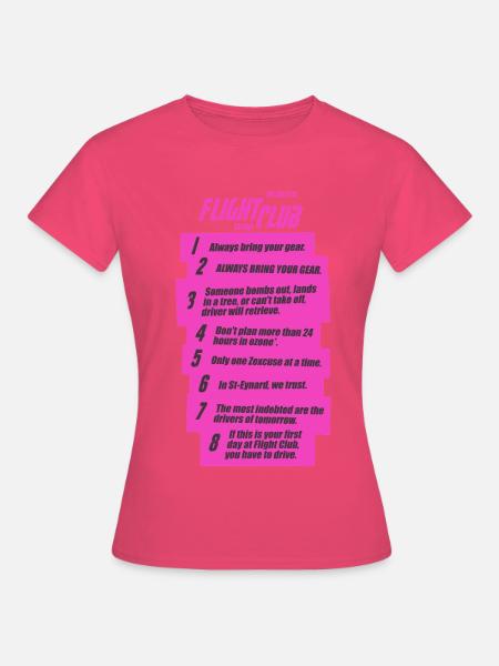 Flug-Club - Frauen T-Shirt - Azalea