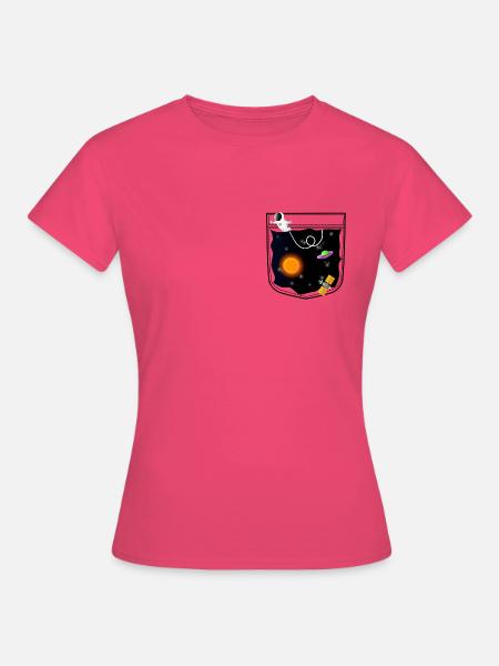 Pocket Universe - Frauen T-Shirt - Azalea