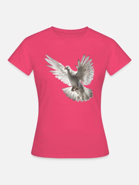 Firedenstaube Geschenk - Frauen T-Shirt - Azalea