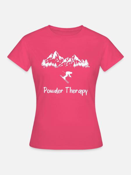 Skifahren - Frauen T-Shirt - Azalea