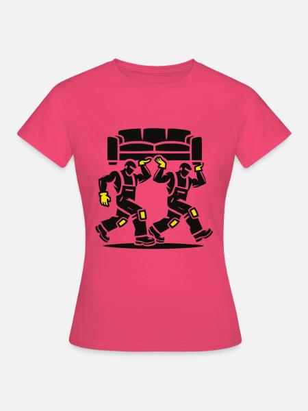 Umzug Möbelpacker Umzugshelfer - Frauen T-Shirt - Azalea