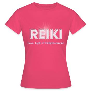 Reiki - Women's T-Shirt - azalea - Front - AI Model Female 172 dark (172cm)